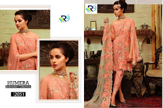 R9 Designer Humera Embroidery pakistani Suits