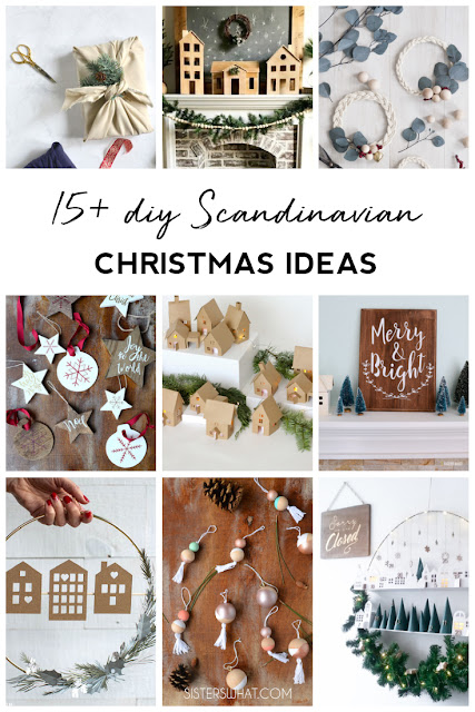 diy Scandinavian Modern Christmas crafts Decor