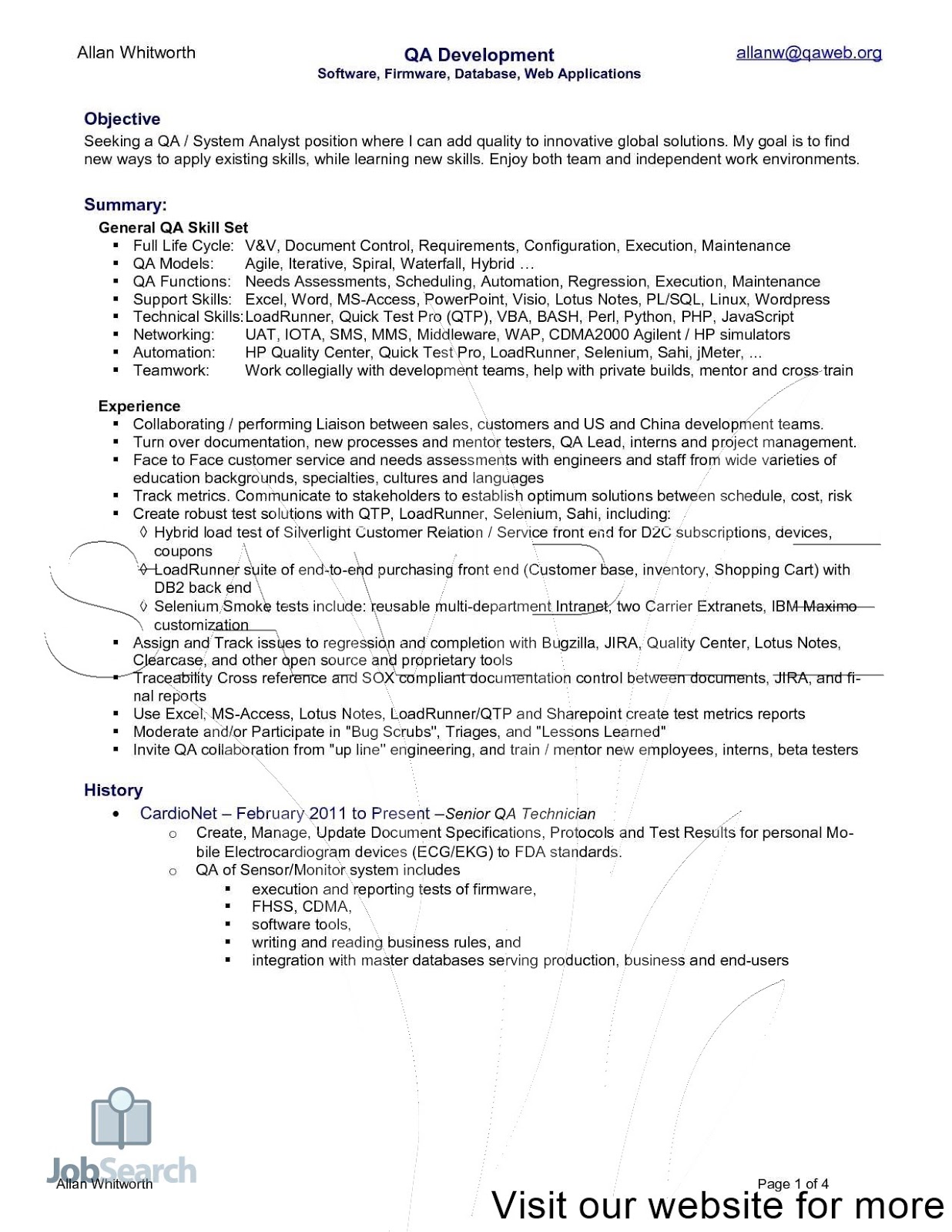 software quality assurance resume examples software quality assurance resume sample software quality assurance resume entry level