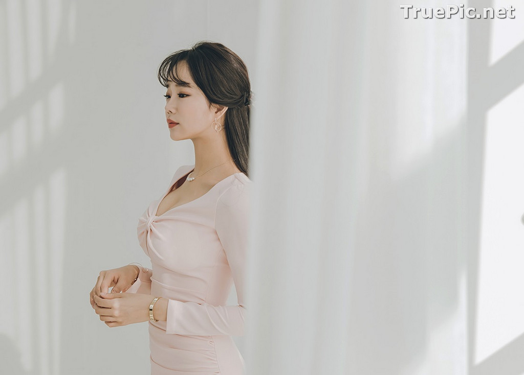 Image Korean Fashion Model - Kang Eun Wook - Slim Fit Bodycon Dress - TruePic.net - Picture-27