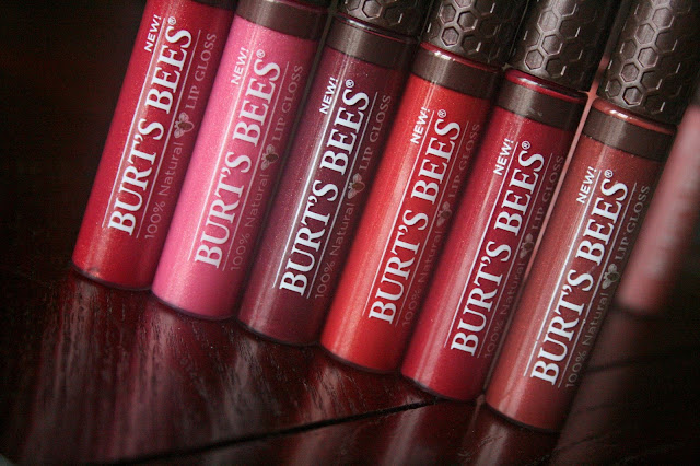 Burt's Bees 100% Natural Lip Gloss Summer Twilight, Rosy Dawn, Starry Night, Evening Glow, Ruby Moon, Sweet Sunset