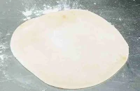 Rolling Dough for 3 inch in diameter for Gobi paratha recipe