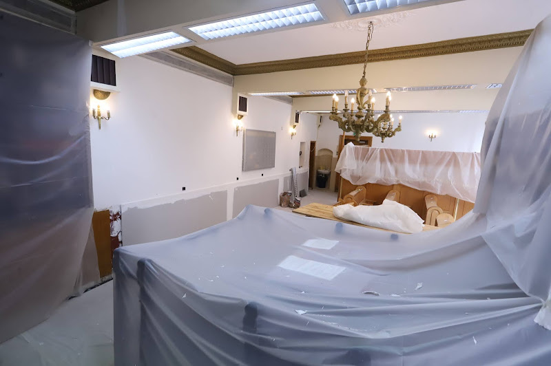 La Synagogue du Rabbi, au 17 rue des Rosiers, en plein travaux de