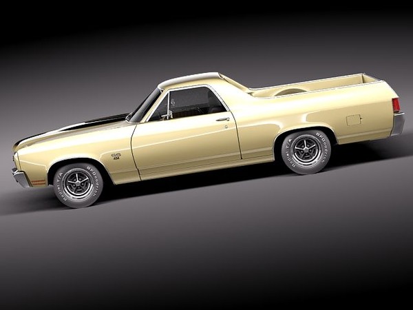 Chevrolet el Camino красный