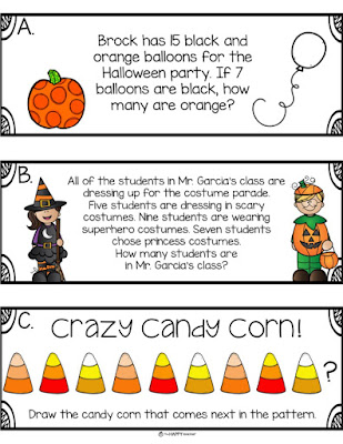 Halloween math activity