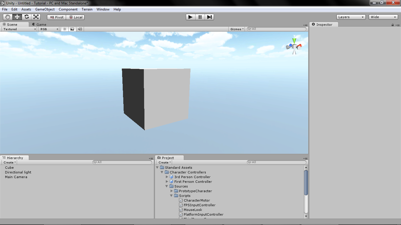 Mengenal Interface Unity3d - UnitySTEAM