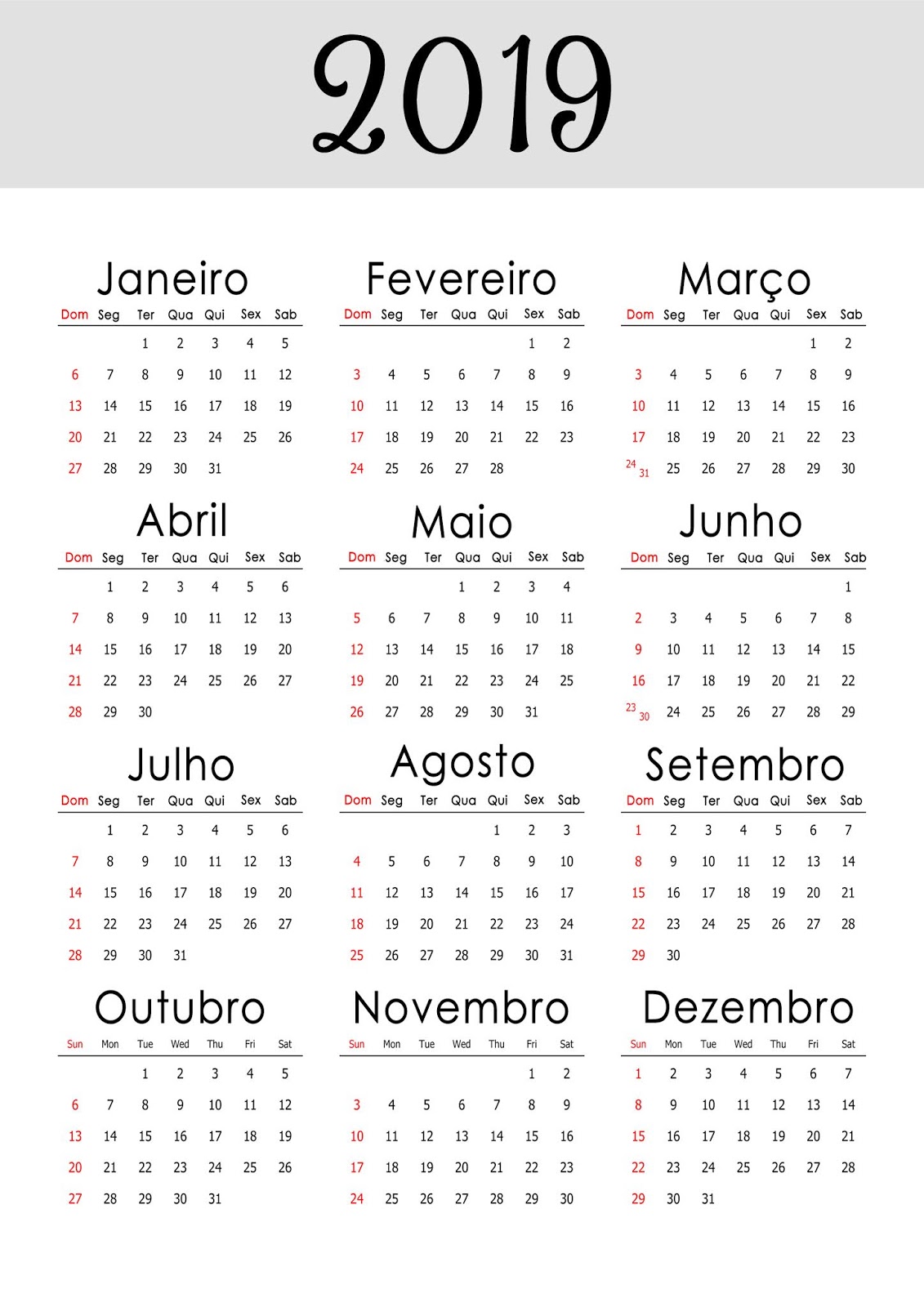 Calendario 2019 Infantil Imprimible 1500 x 1500 Calendario 2019 Infantil Imprimible 1500 x 1500