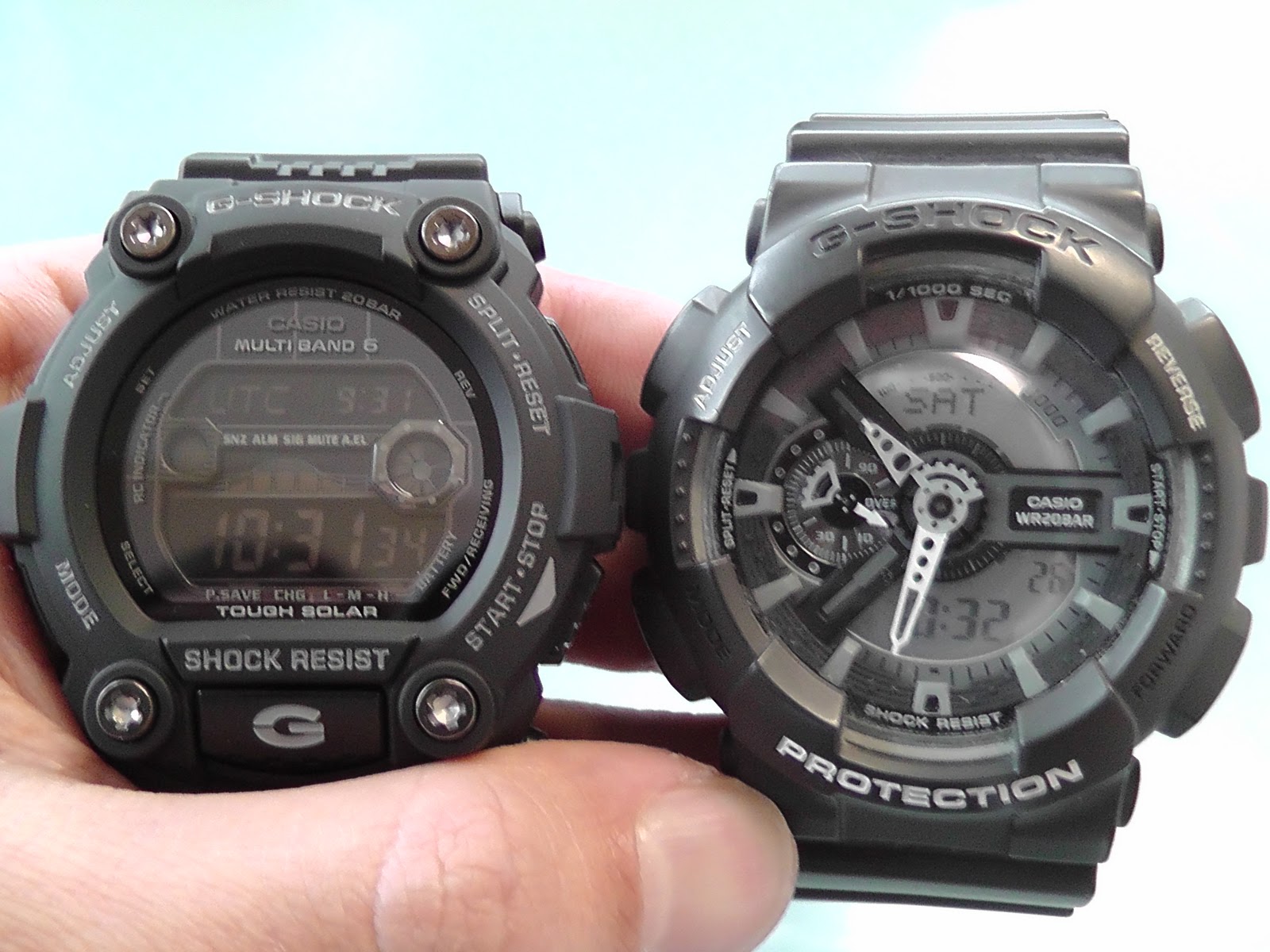 The ultimate unboxing experience!: Casio G-shock GW7900B-1 vs GA 110C-1AER