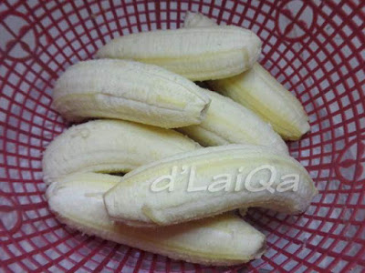pisang setelah dikupas