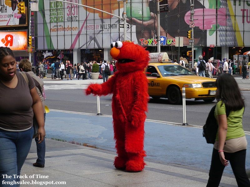 Walking Around the Times Square | The Track of Time