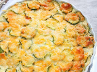 Crustless Zucchini Quiche #Recipe