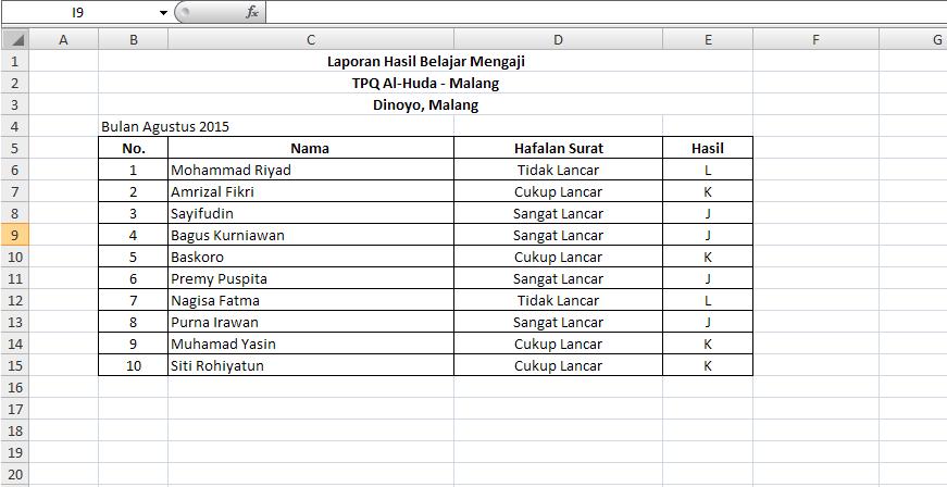 Cara Membuat Cell Otomatis Berwarna pada Excel TUTORIAL