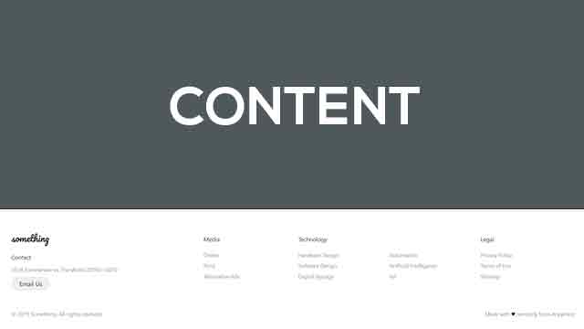 12+ Creative Footer CSS HTML Design Examples