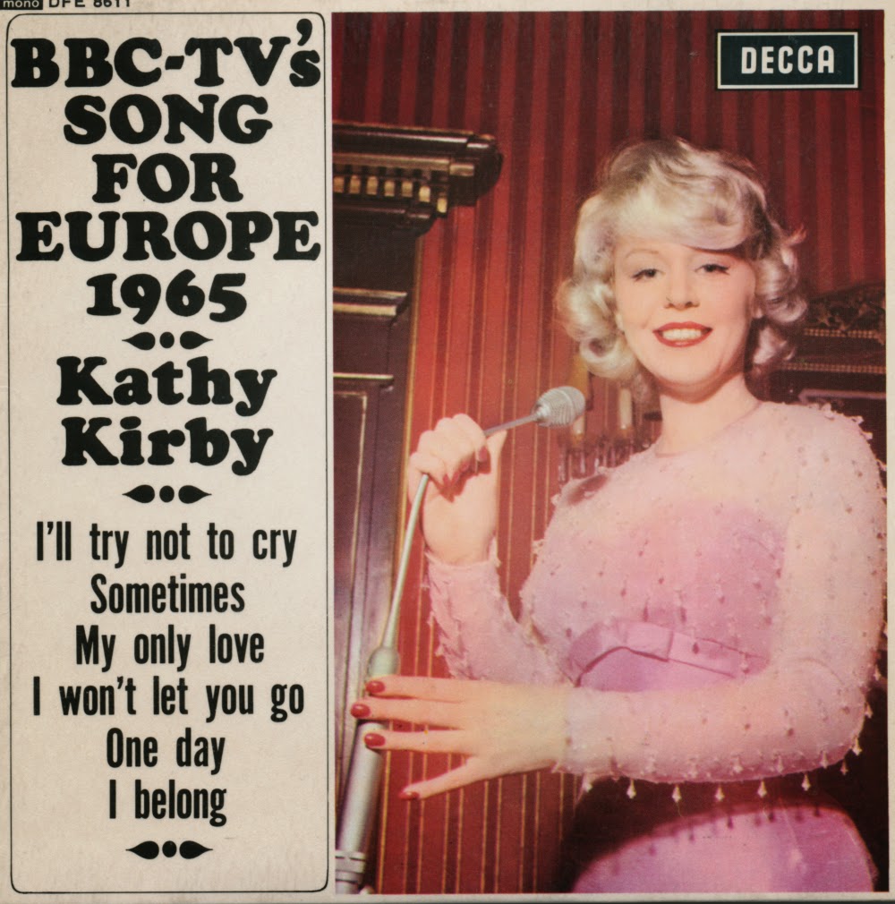 Music on vinyl BBCTV's Song for Europe 1965 Kathy Kirby