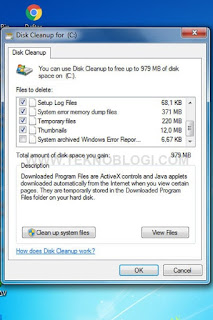 membersihkan file sampah cache pada laptop atau komputer