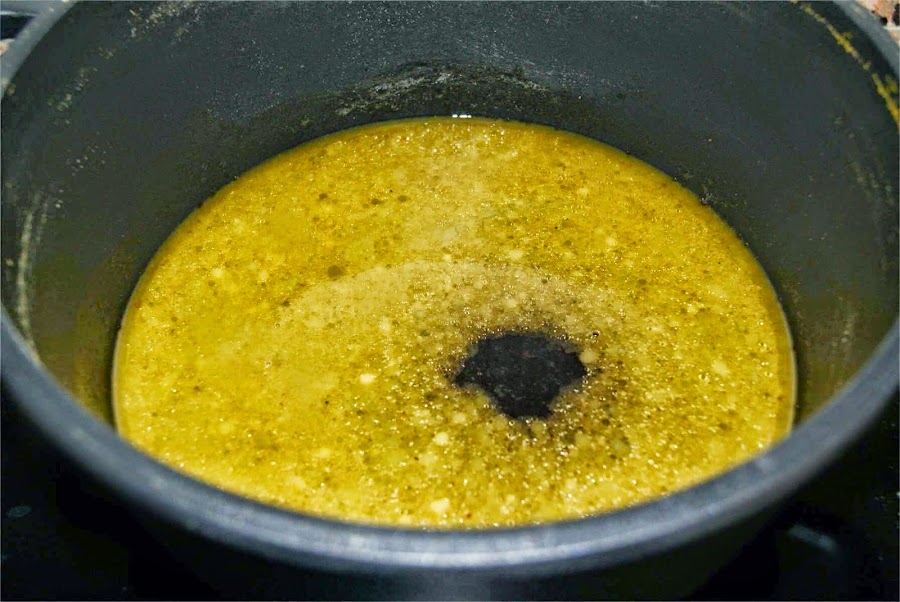 merluza con salsa de café paso 2