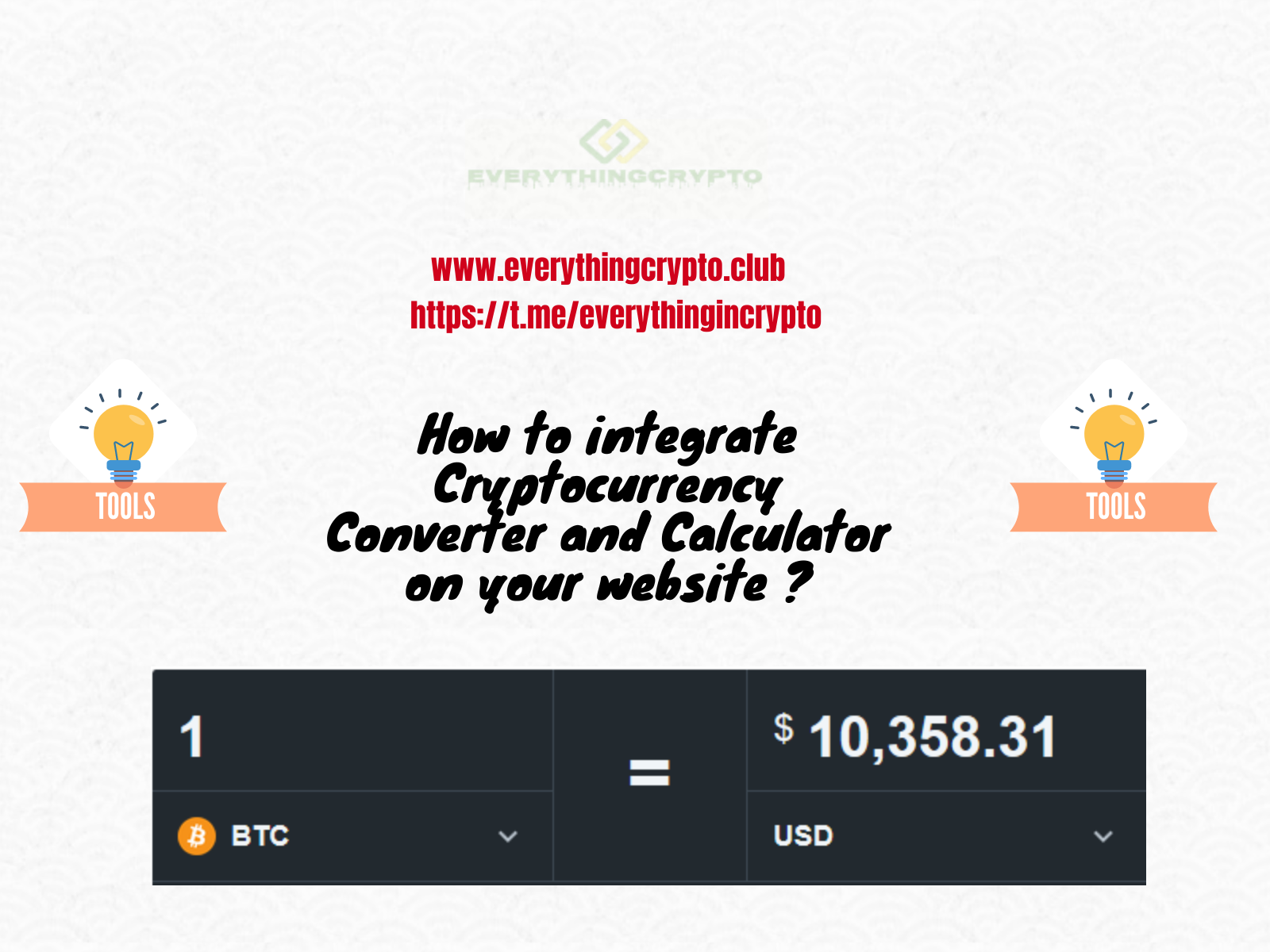 How to integrate Cryptocurrency Converter and Calculator ...