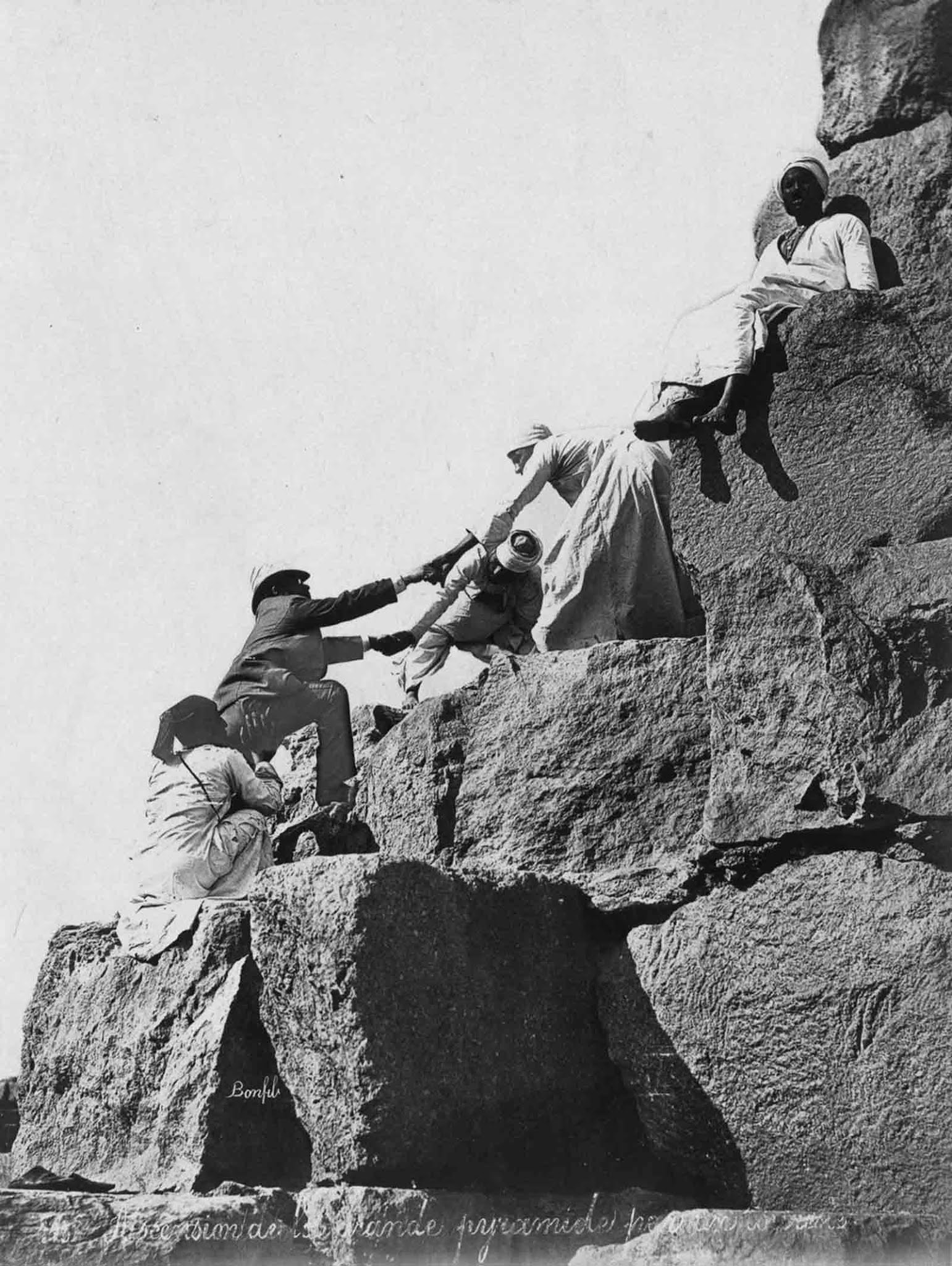 early tourist pyramids ancient Egypt