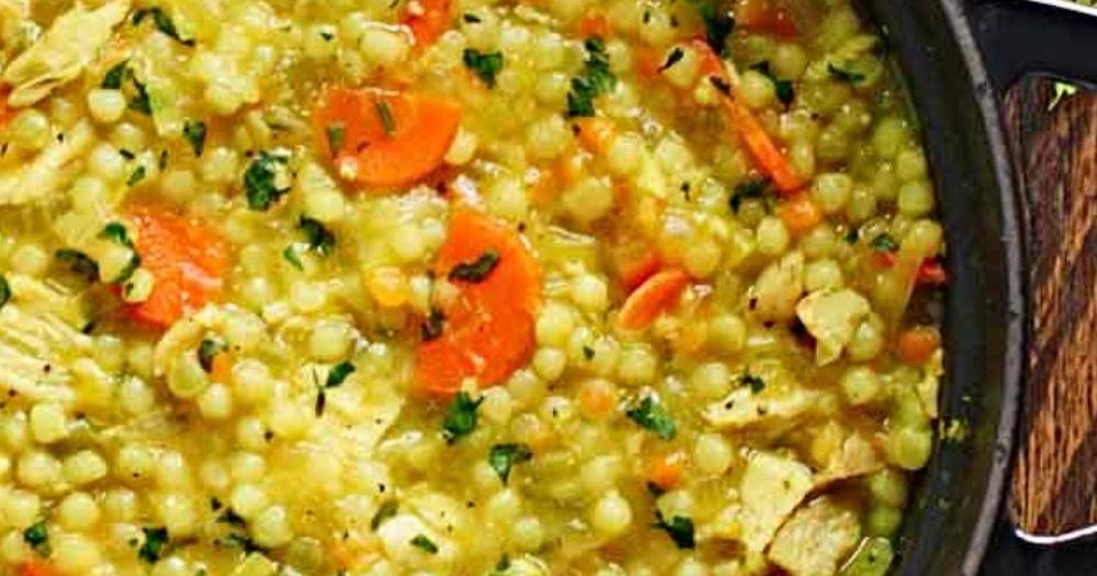 ColdFighting Couscous Chicken Soup