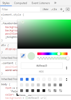 Web.NET: A Color Picker in Chrome DevTools