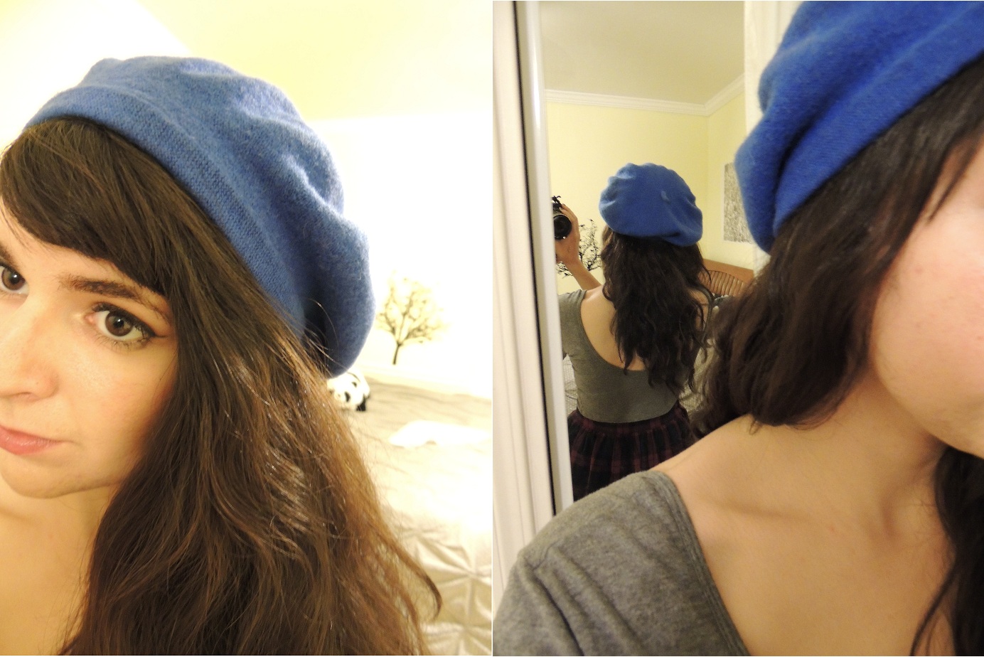 decided to branch out of my comfort zone and buy this beret, I'm not ...