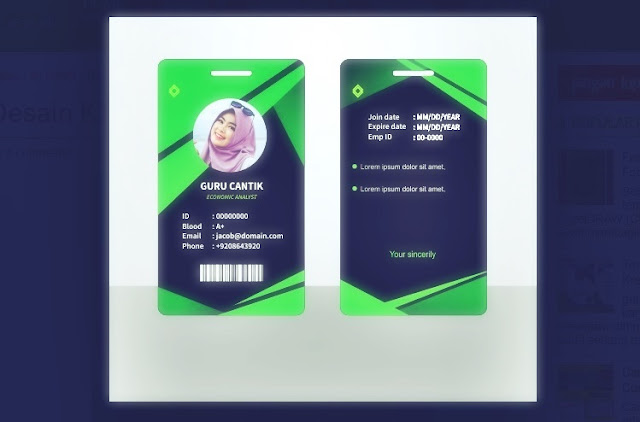download template id card doc psd cdr