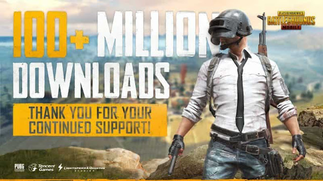PUBG Mobile 100 million downloads PUBG Mobile 100 million downloads