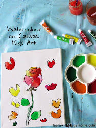 canvas watercolour easy painting fun watercolor toddler crafts paintings kid classroom learn lollback nana memory viral halloween craft animal play