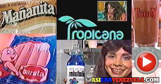 Algunos anuncios publicitarios de TV de 1982 en Venezuela