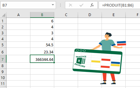 كيفية القيام بعملية الضرب في برنامج مايكروسوفت Excel