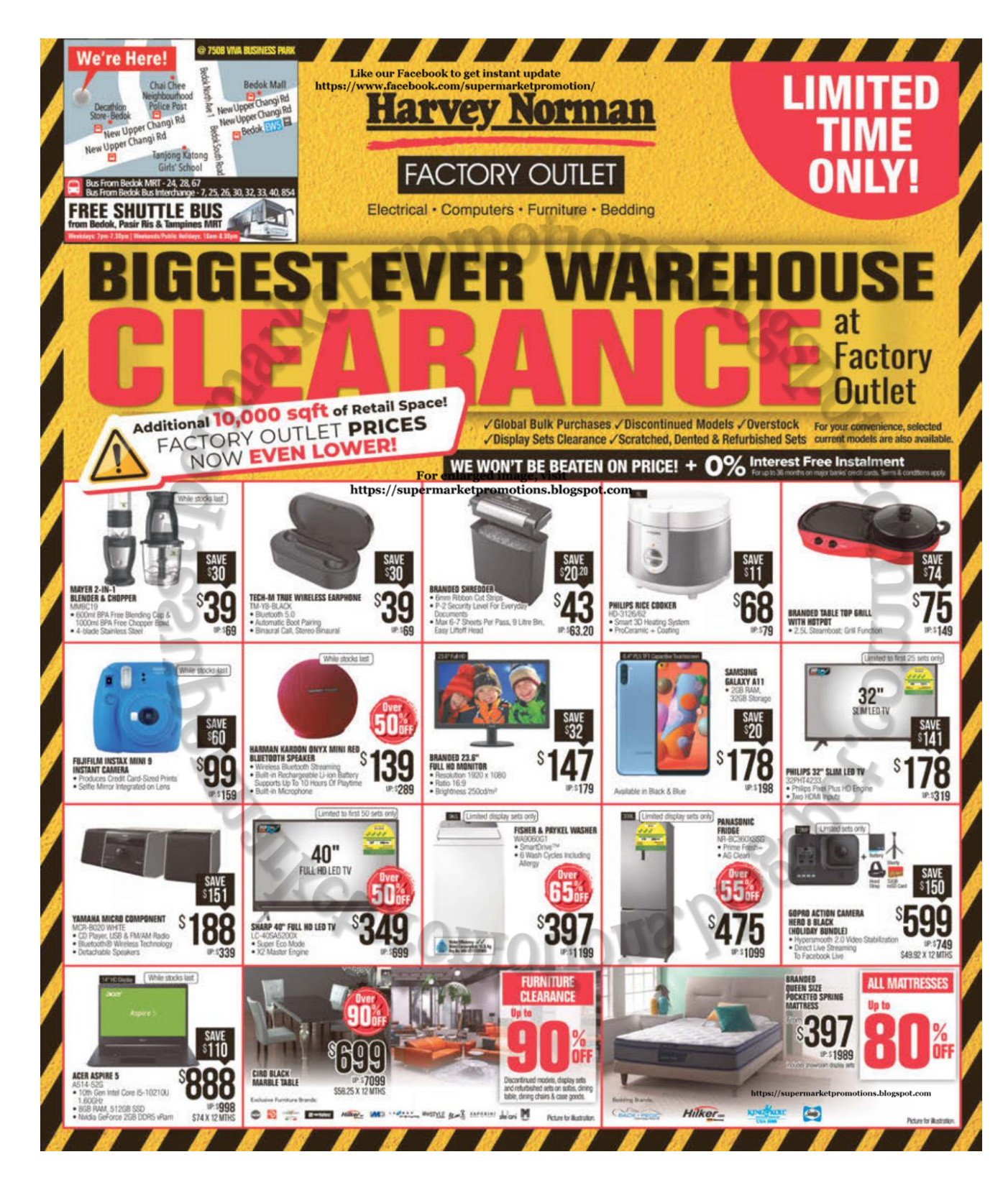 Harvey Norman Warehouse Clearance Sale 18 September 2020 Supermarket