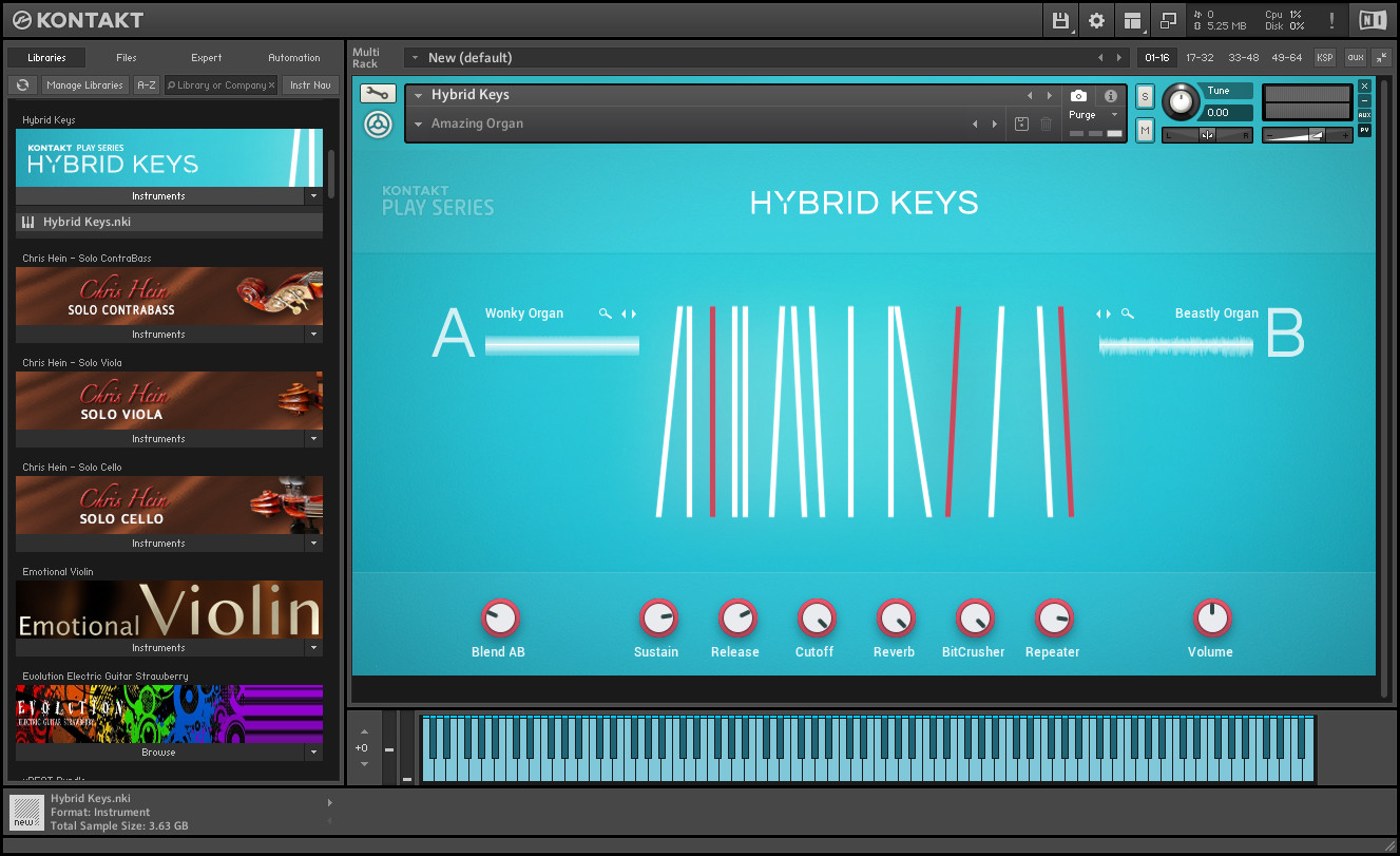 Native Instruments - Hybrid Keys KONTAKT Library