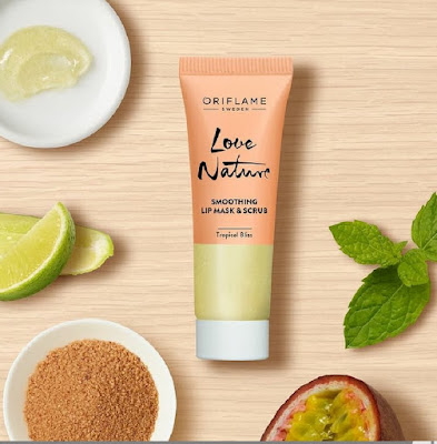 Review Produk Love Nature Lips mask & Scrub Tropical Bliss