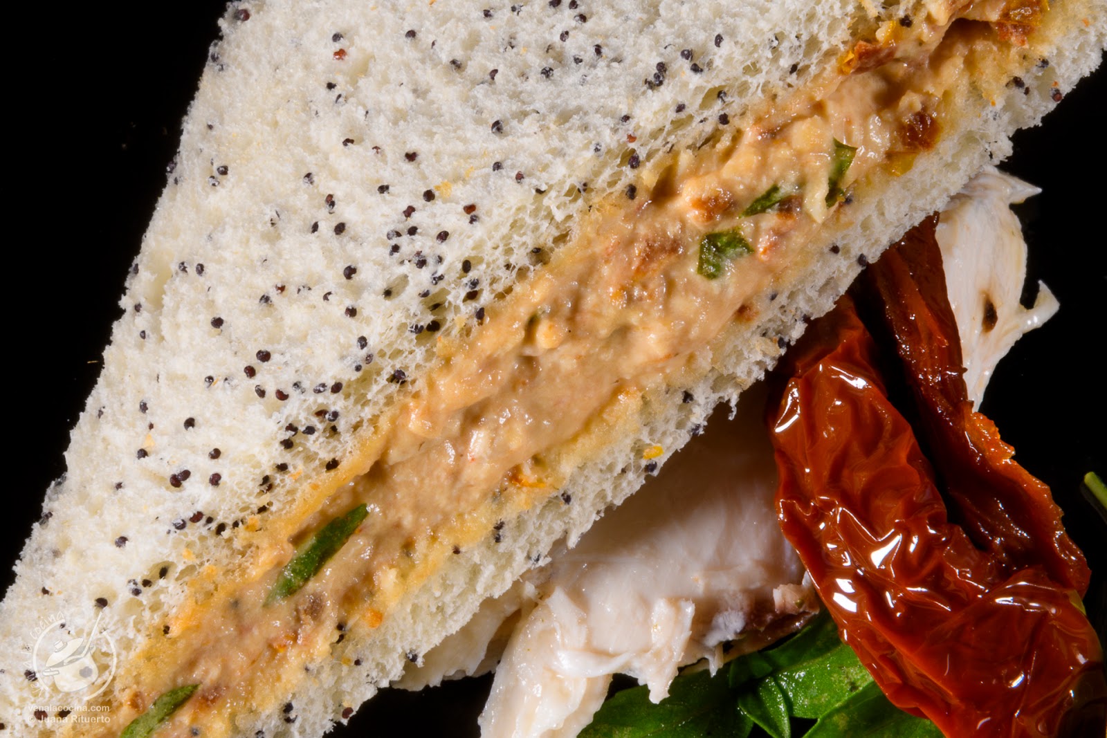 Sándwiches variados y cremosos. Relleno para sándwiches