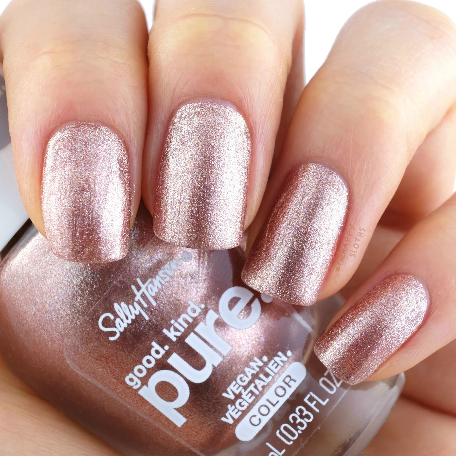 Sally Hansen | Good. Kind. Pure. Nail Polish in "240 Golden Quartz": Review and Swatches