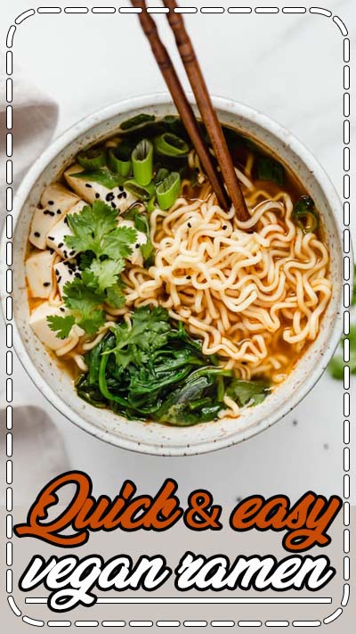This ramen soup is perfect for a cozy night in and comes together in less than 30 minutes!
