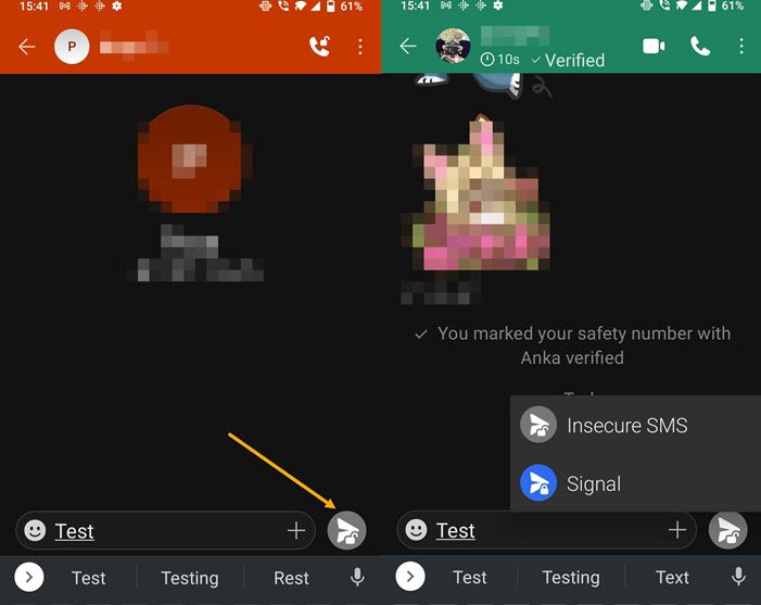 Cómo hacer de Signal tu aplicación de mensajería SMS predeterminada en Android