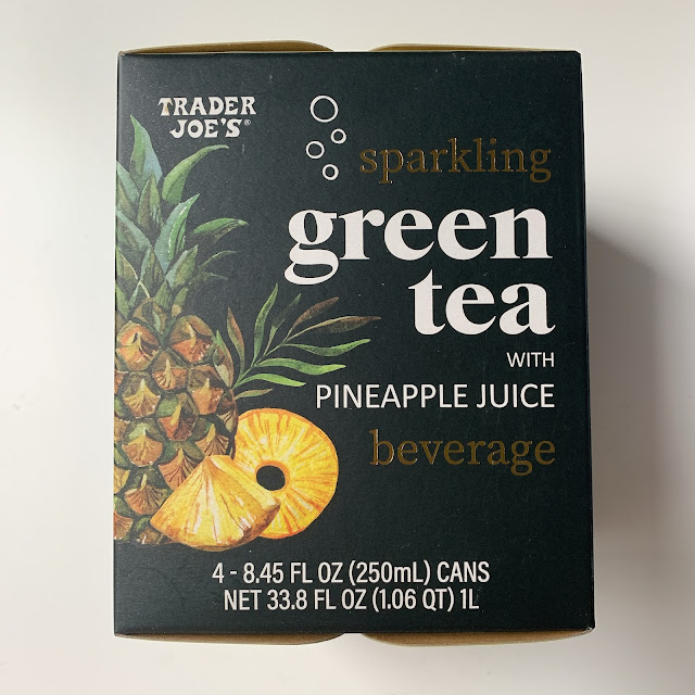 Trader Joe's Sparkling Green Tea with Pineapple Juice Beverage