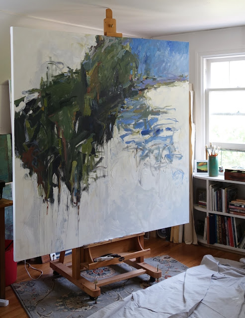 Karri Allrich Studio - work in progress - abstract painting