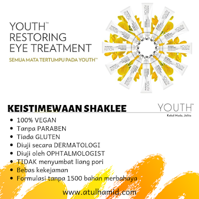 YOUTH Restoring Eye Treatment: Fungsi, Ramuan dan Kelebihan