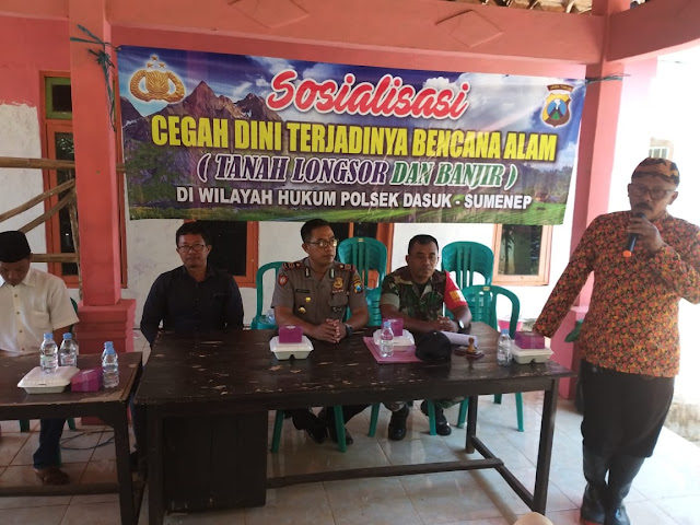 Sosialisasi Bencana Alam Desa Mantajun Kecamatan Dasuk