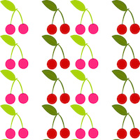 summer cherry pattern