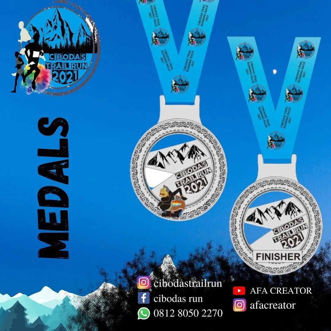 Medali 🔍 Cibodas Trail Run • 2021 Medali 🏅 Cibodas Trail Run • 2021