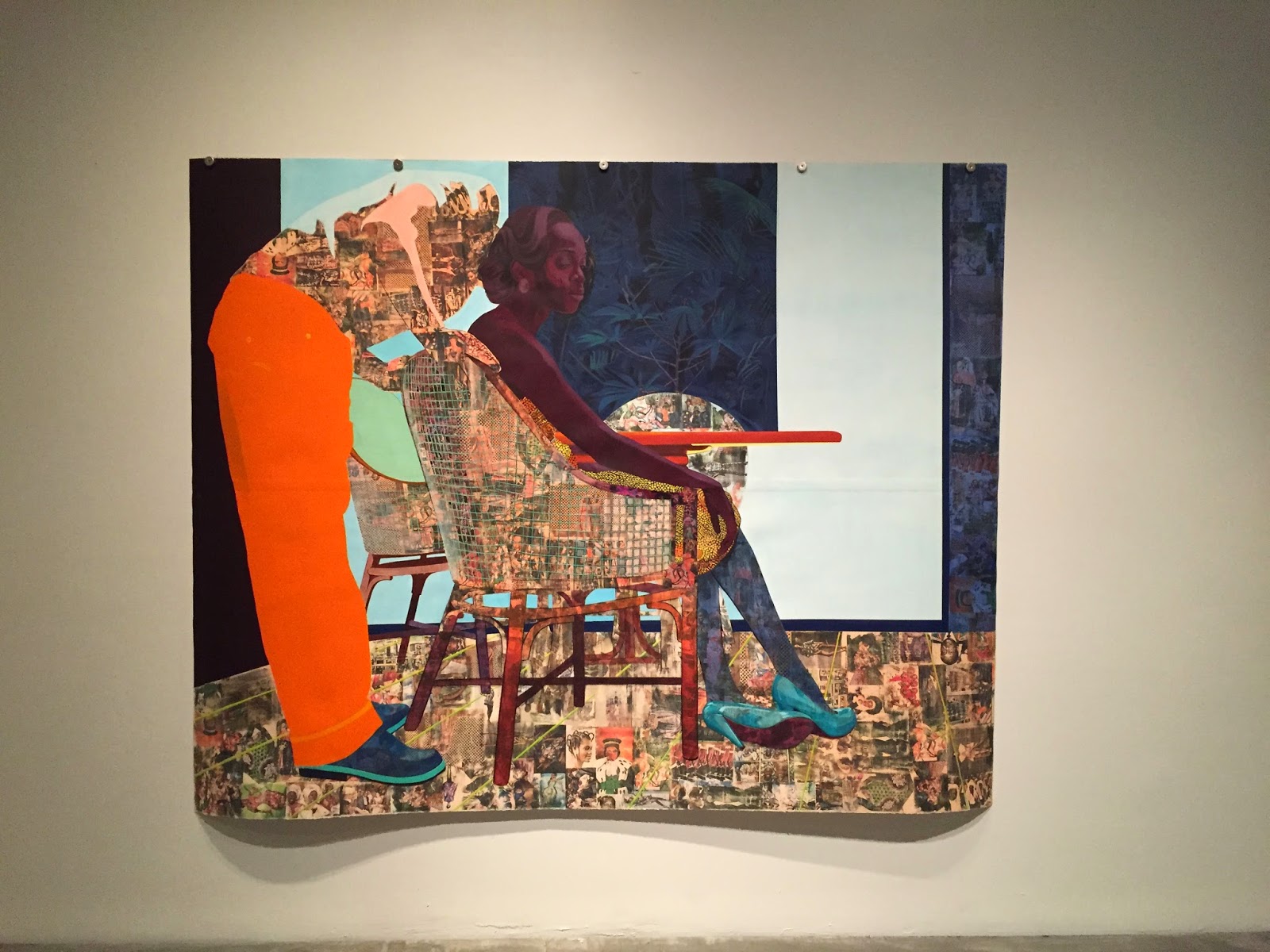 Njideka Akunyili Crosby at the New Museum