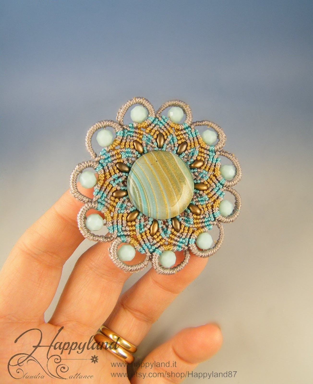Lovely Micro Macrame Jewelry Tutorials by Happyland87 / The Beading Gem