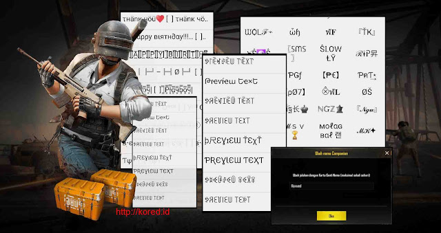 Membuat NickName Pubg Mobile Dengan Simbol