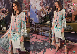 Pakistani Suits: Shraddha Designer Muzlin collection