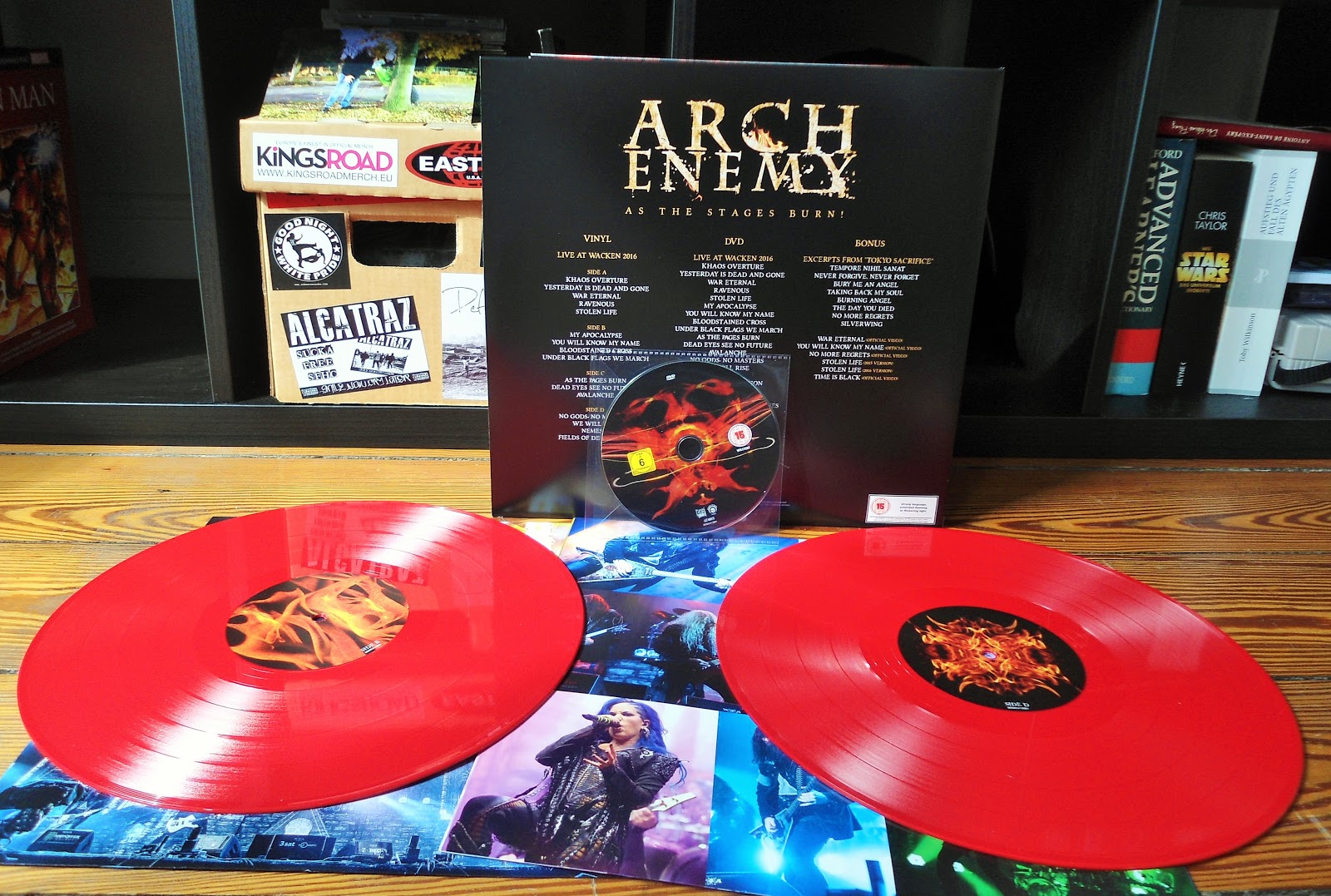 hardcore/metal vinyl: arch enemy - as the stages burn!