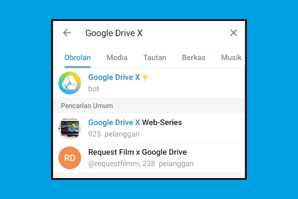 Cara Download Video Telegram di Google Drive