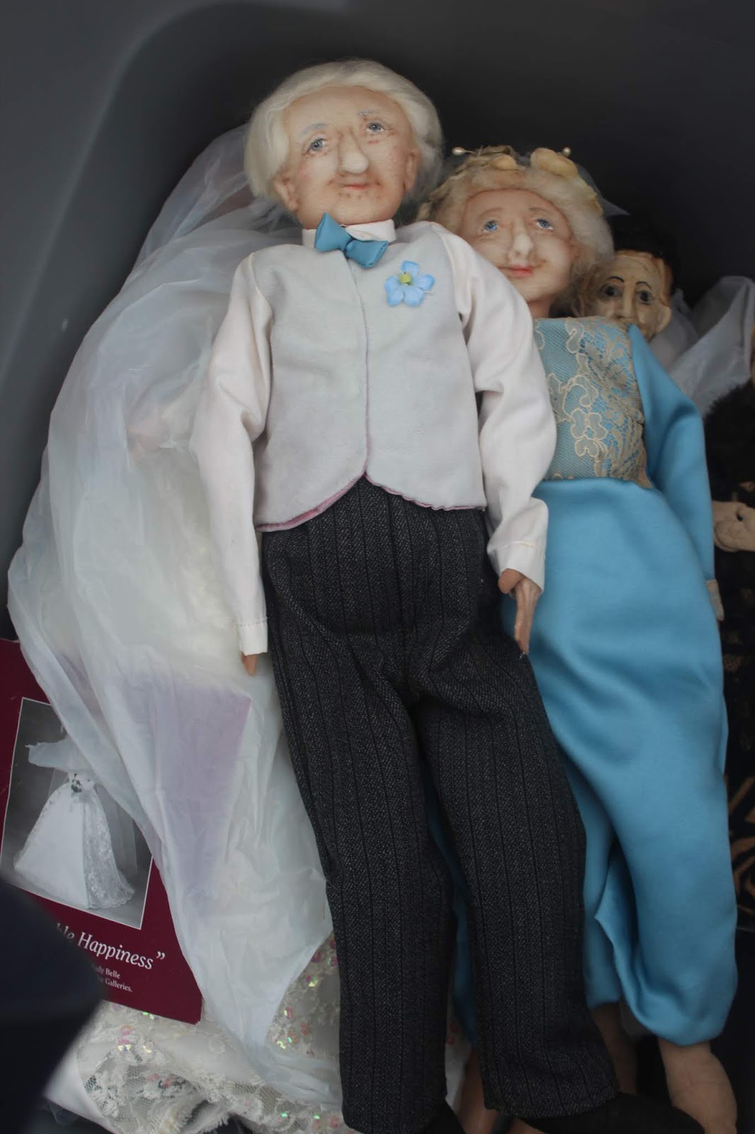 old couple dolls